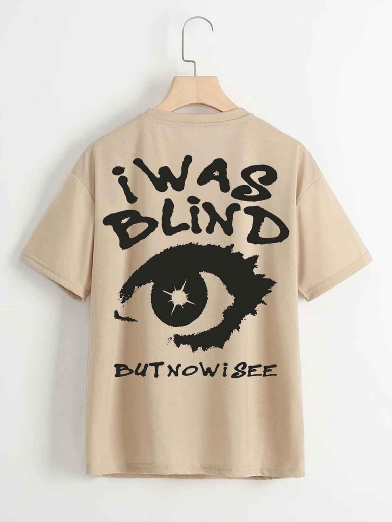 BLIND NO MORE TEE (BEIGE)
