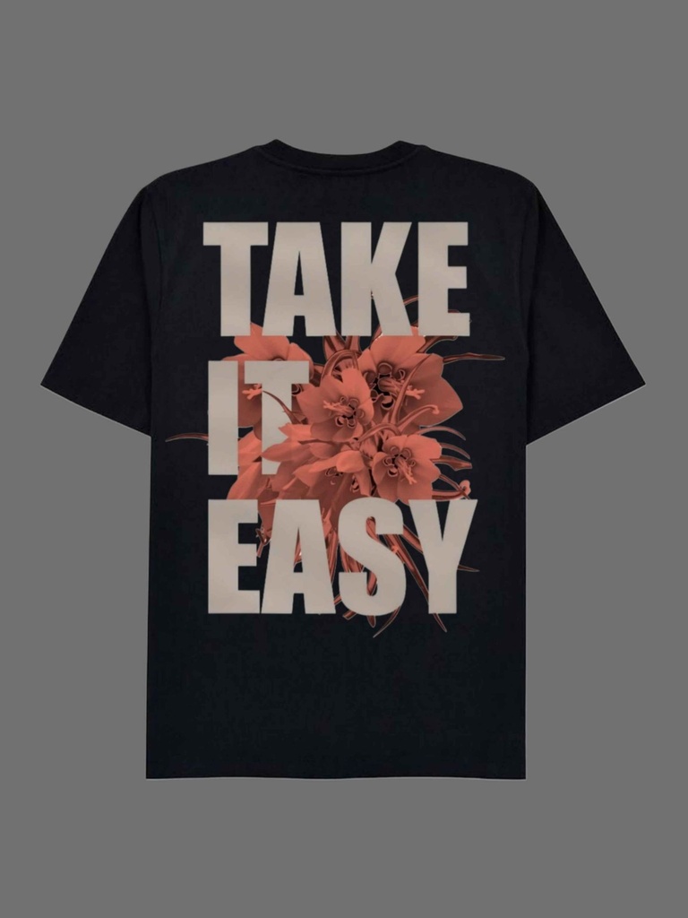 TAKE IT EASY TEE (BLACK)