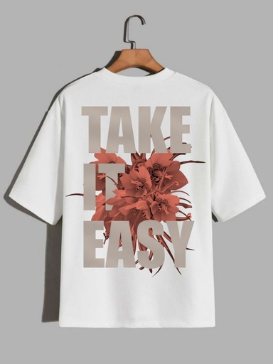 TAKE IT EASY TEE (WHITE)